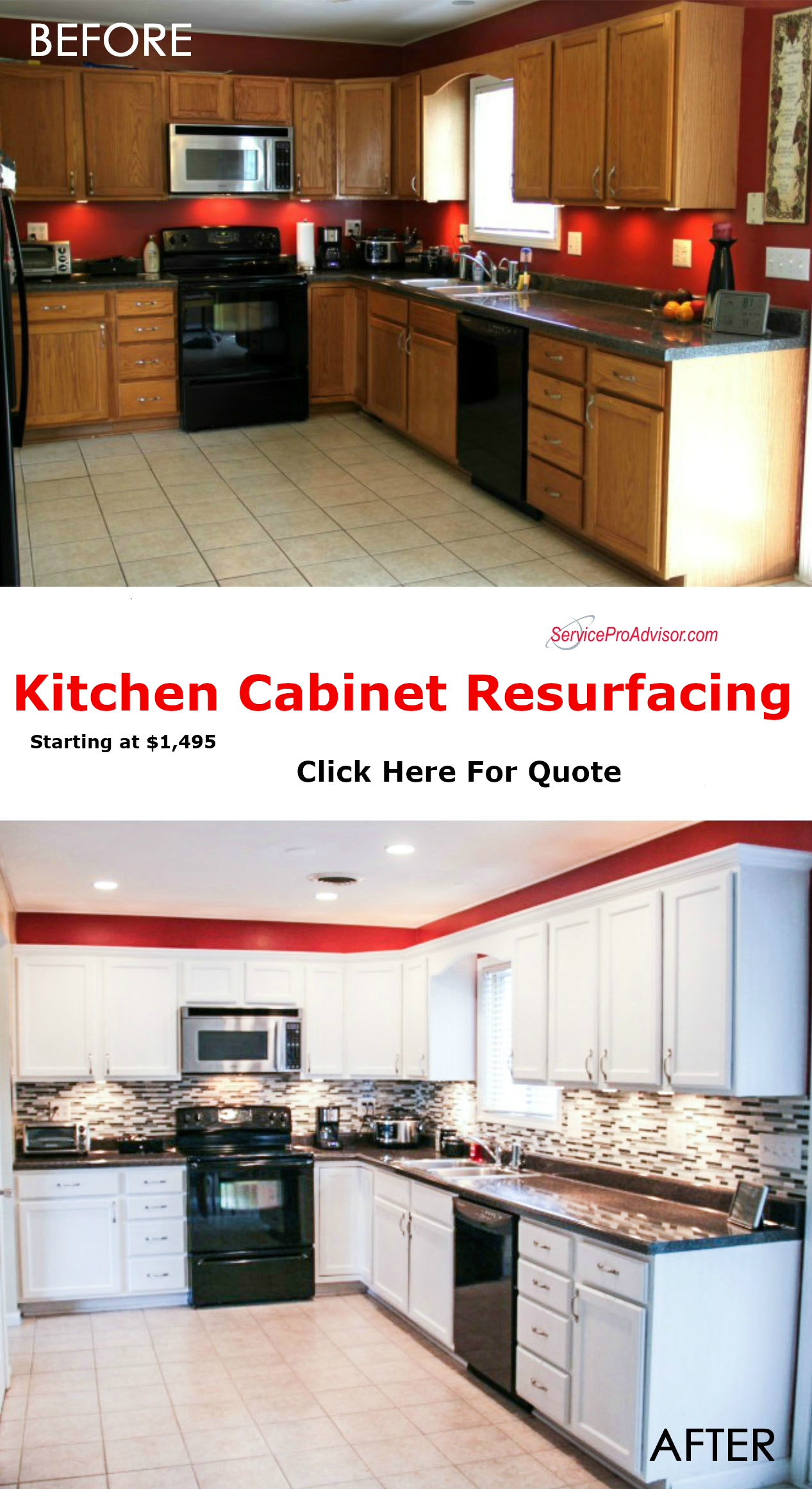 Kitchen Cabinet Resurfacing